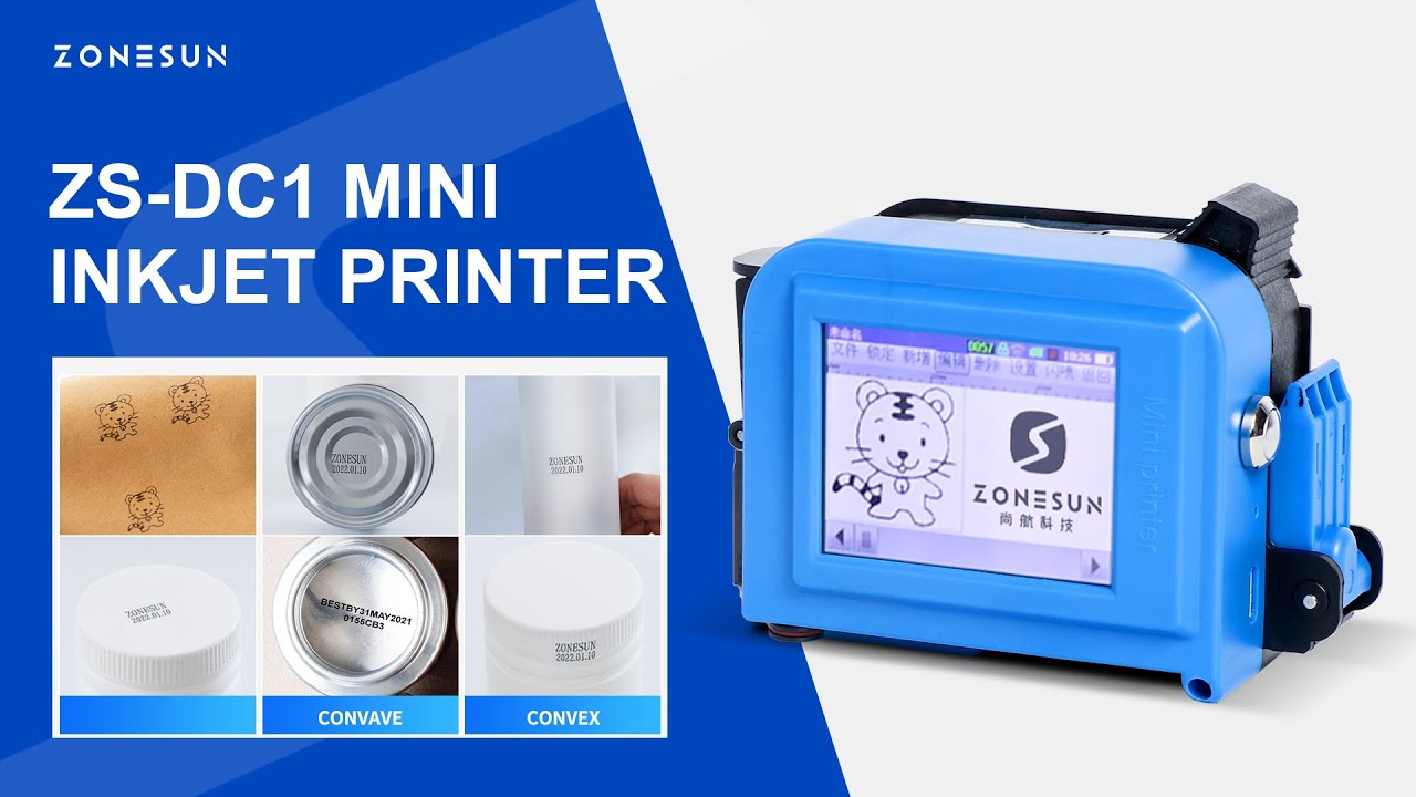 Low Cost Machine | ZONESUN ZS-DC1 Handheld Inkjet Printer Portable Date Coding Machine
