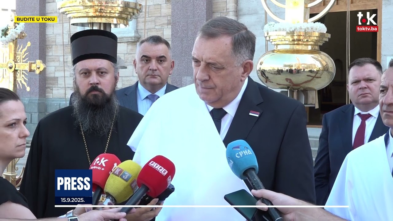Dodik: Čast što sam sa porodicom darovao zvono za srpsko-ruski hram u Banjaluci
