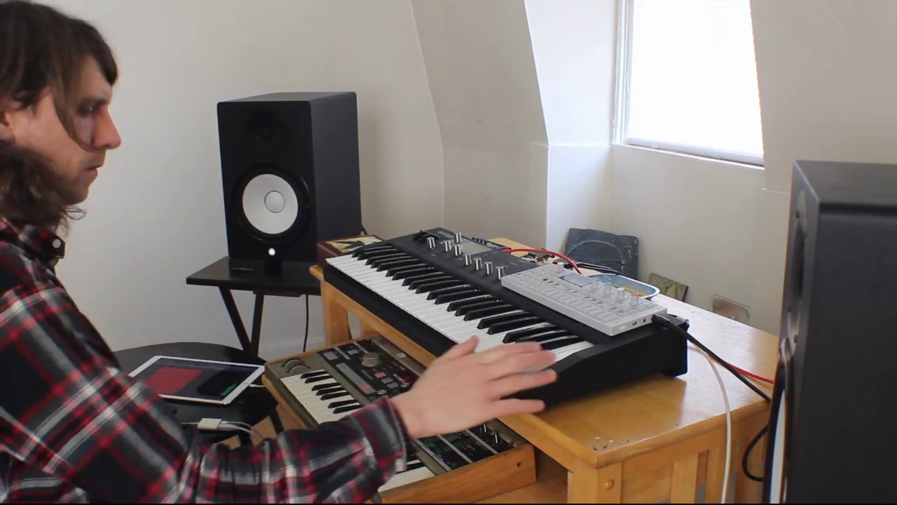 Korg Gadget 2. Midi Out ( Taipei ) Hardware Synthesizer Jam #001