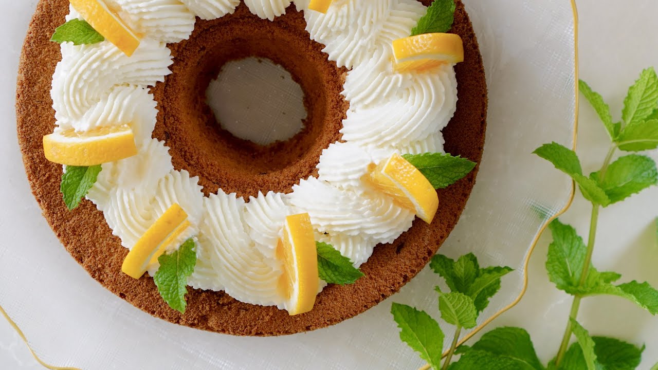 Orange Chiffon Cake 甜橙戚风蛋糕