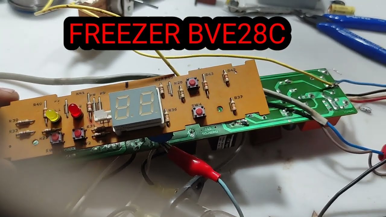 Conserto placa Freezer BVE28C Brastemp