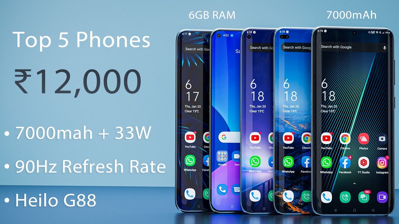6GB + 128GB | Best Gaming Phone Under 12,000 in 2022 | Best Smartphone Under 12k | High Processer