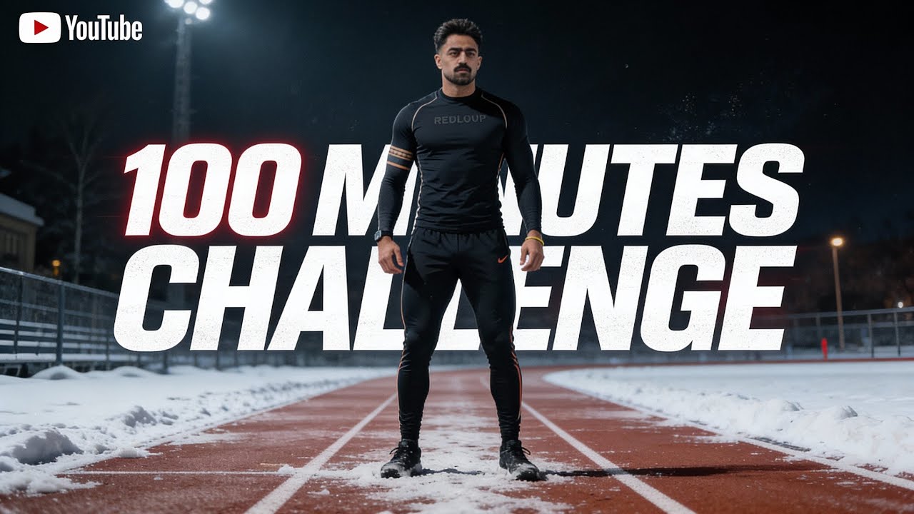 100 Minutes challenge cold weather   (100KG. 100 Squats + 100 Burpees+ 10KM Run) 