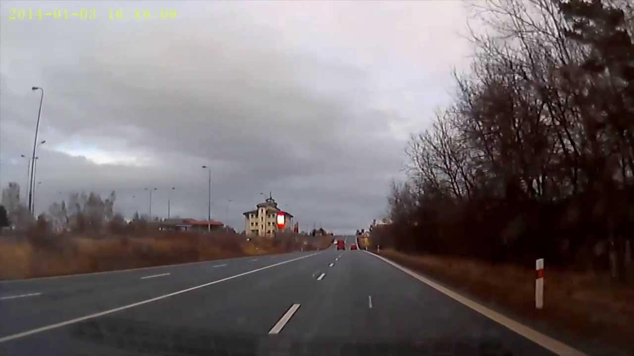 Grenzübergang D-CZ bei Schirnding auf der E48. Januar 2014.Border Crossing Germany to Czech Republic