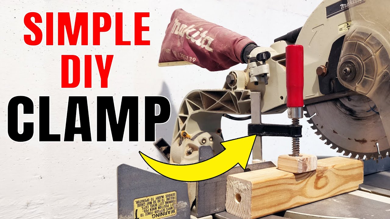 Quick Homemade Miter Saw Clamp | Saw Vertical Clamp | Cutting Very Small Pieces | XDIY