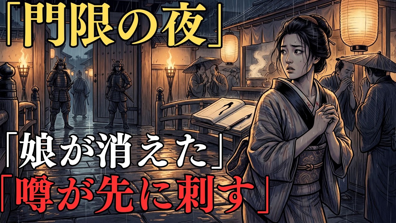 江戸の夜、門限が命を奪う——帰れぬ女が蕎麦屋の勘定帳に残した一行で、町の噂が裏返るまで | 民話 | 伝説 | 昔話