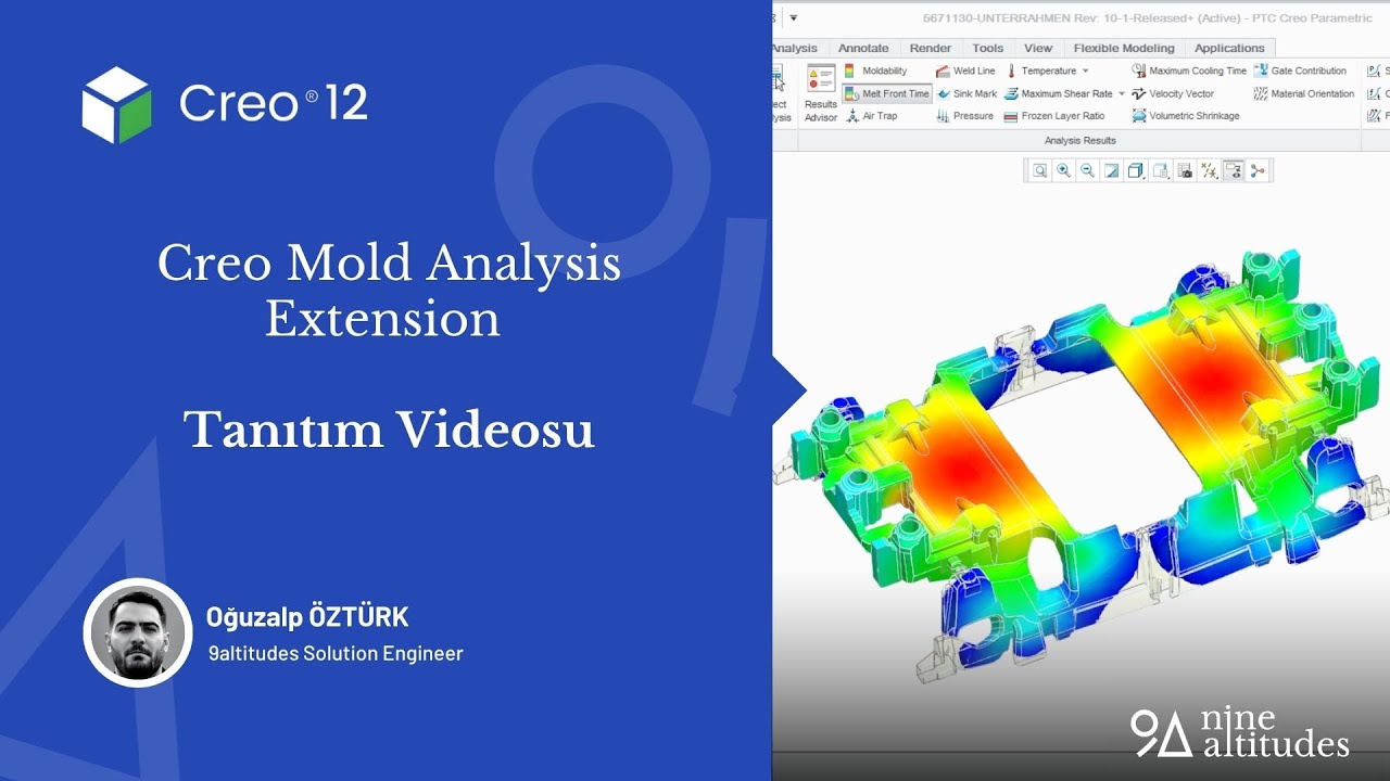 Creo Mold Analysis Extension Tanıtım Videosu
