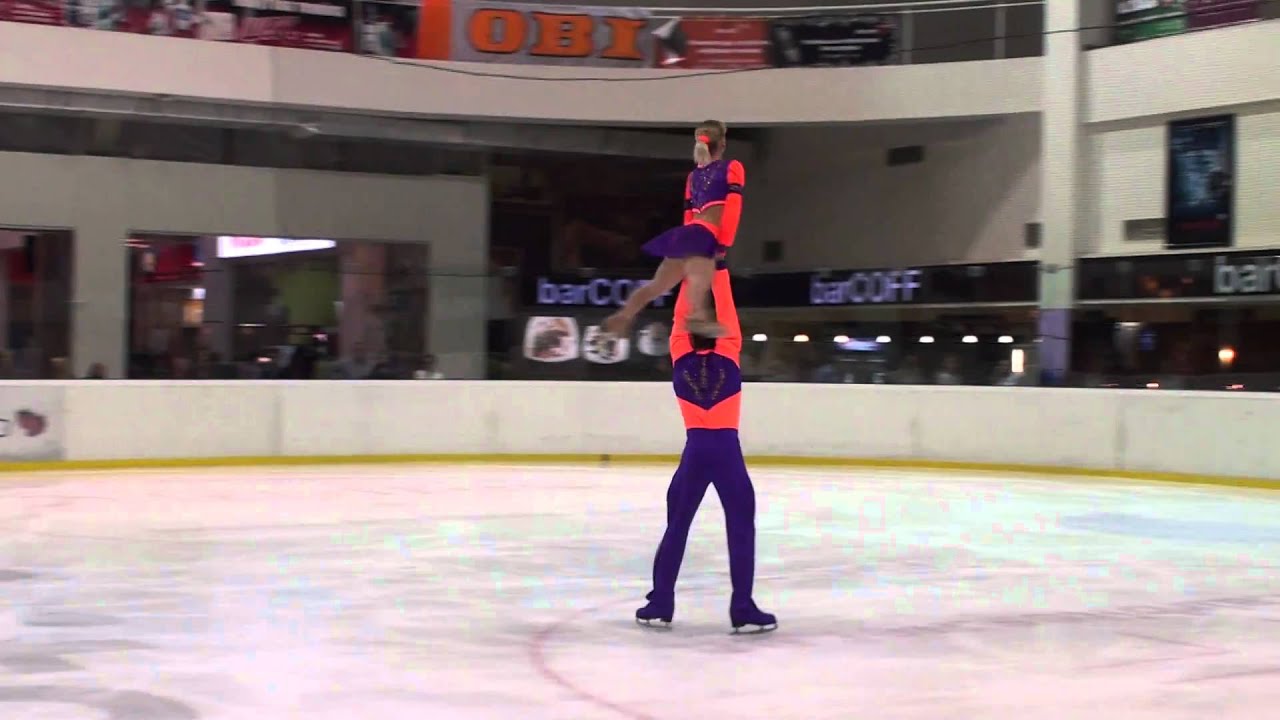 Екатерина Костенко - Роман Талан SP test skate 2010.08.28
