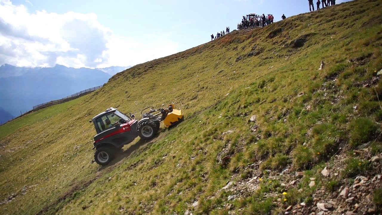 Aebi M&auml;htrac 210 mit Orsi Mulcher