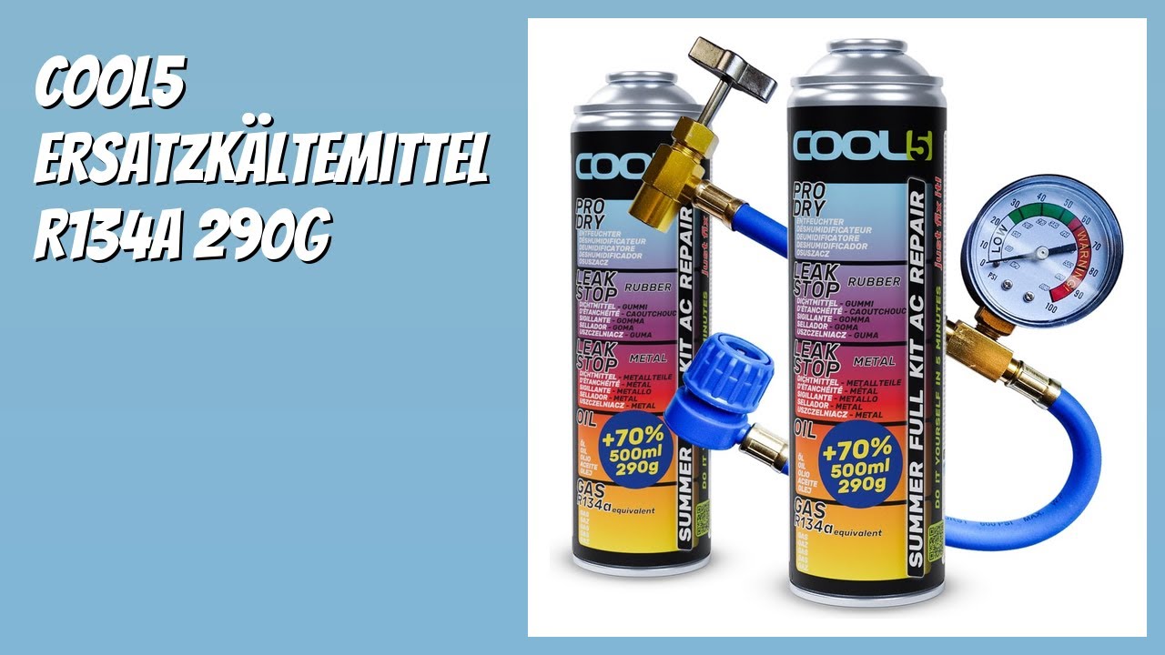 BEWERTUNG (2026): Cool5 Ersatzkältemittel R134a 290g. Infos