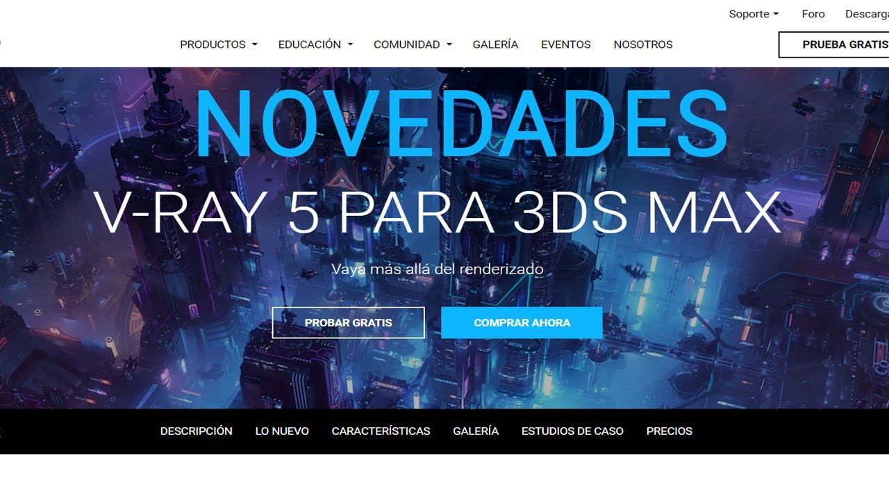 VRay 5 novedades 3dsMax