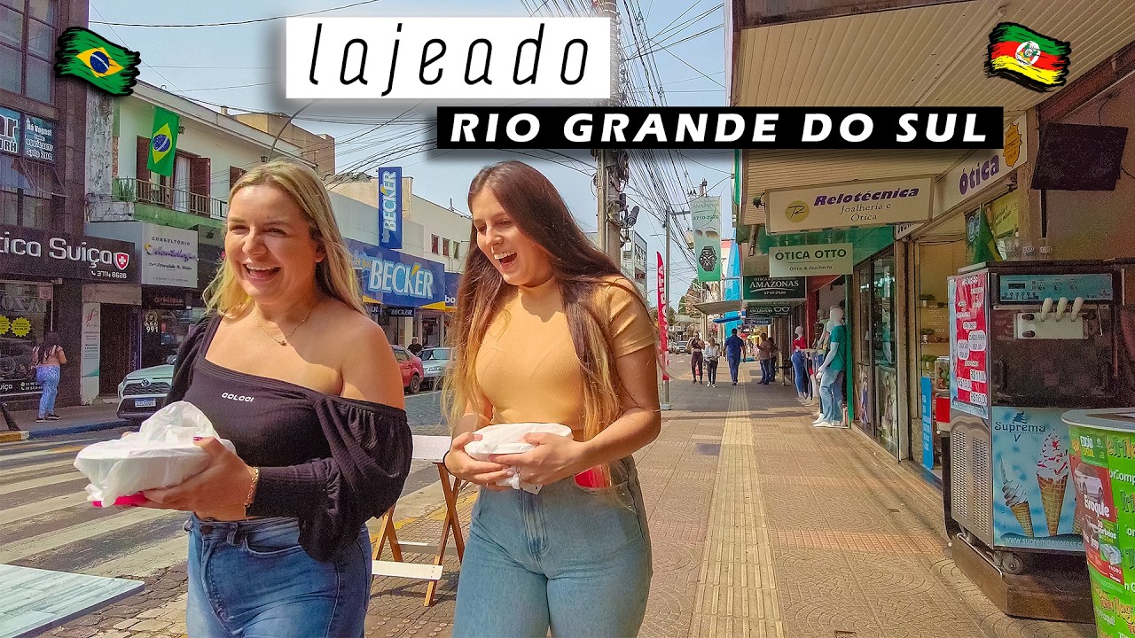 🇧🇷 Walking in LAJEADO — Rio Grande do Sul, Brazil, 2022 【 4K UHD 】