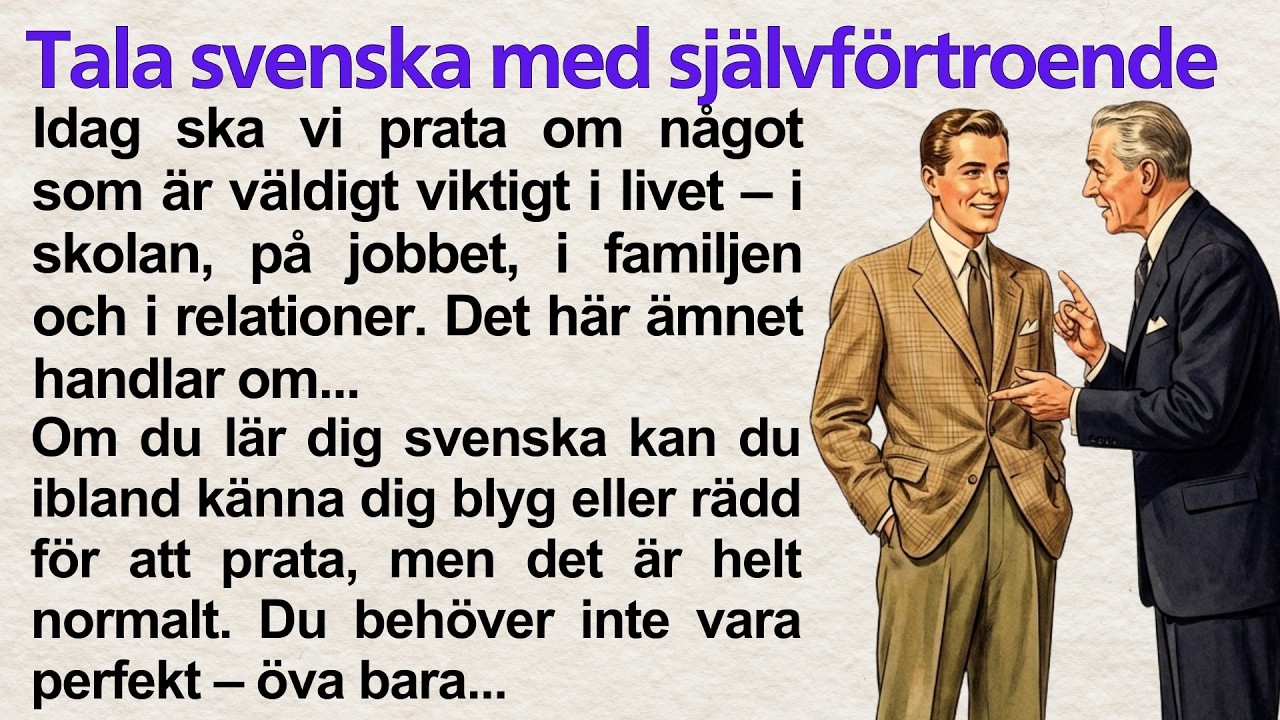 Speak Swedish with Confidence | Learn Swedish with Simple Stories (A1&ndash;A2 Beginners)