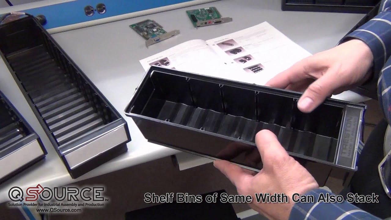 Treston ESD Stacking, Picking & Shelf Bins and Small Parts Storage Cabinets - Q Source, Inc.
