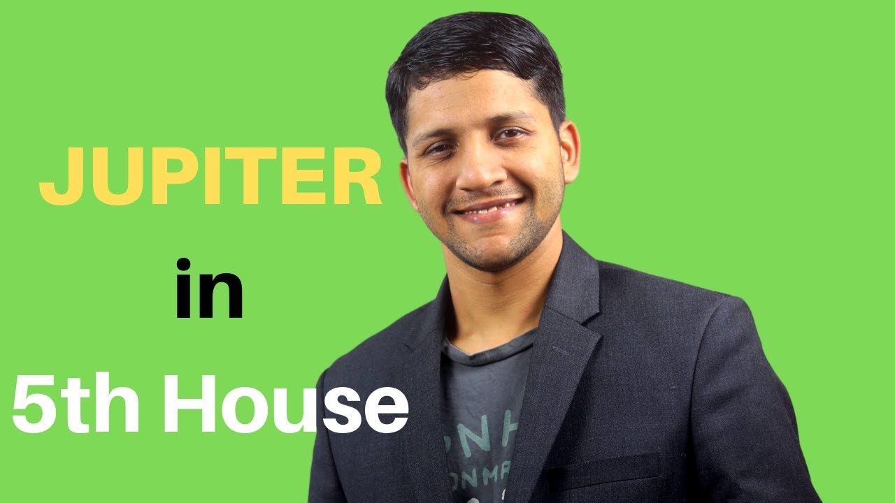 JUPITER in 5th house in Vedic Astrology Birth Chart
