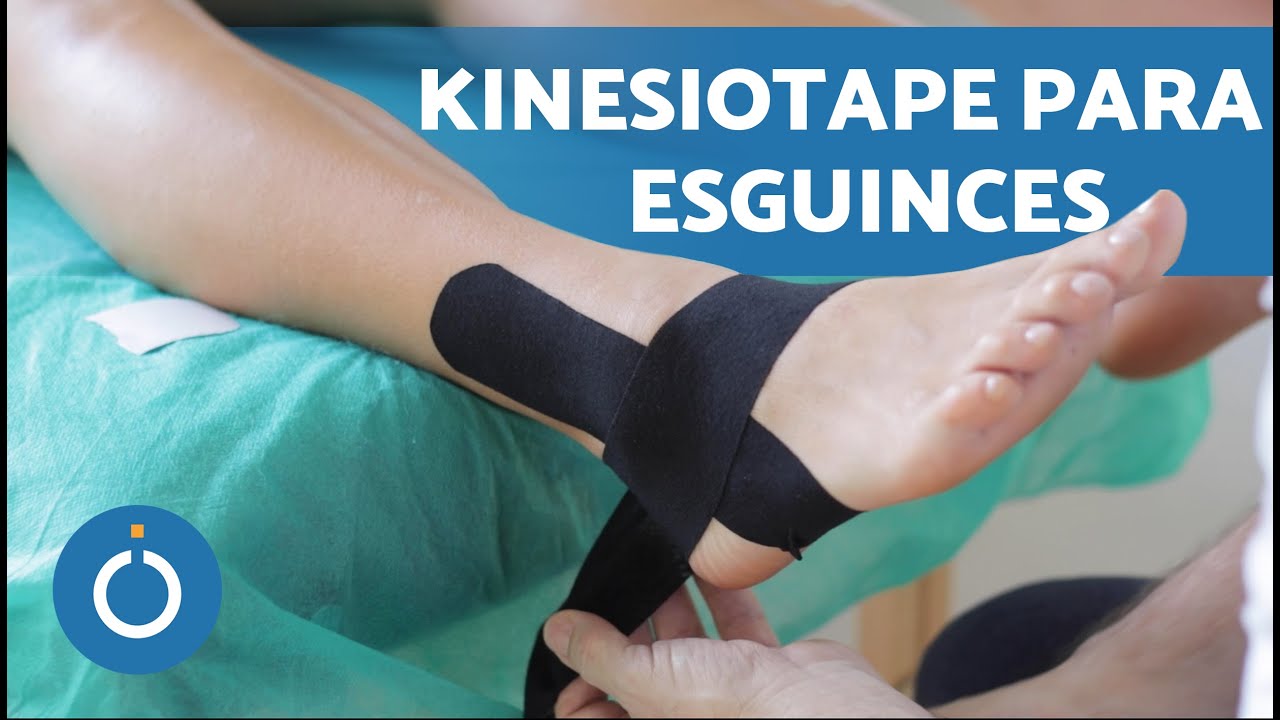 Colocar KINESIOTAPE en TOBILLO 🦶🏼 Vendaje Neuromuscular de Tobillo