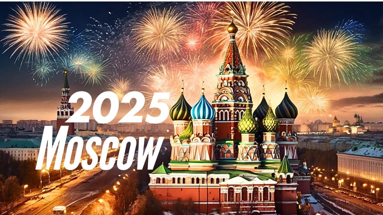 Moscow, Russia Fireworks 2025