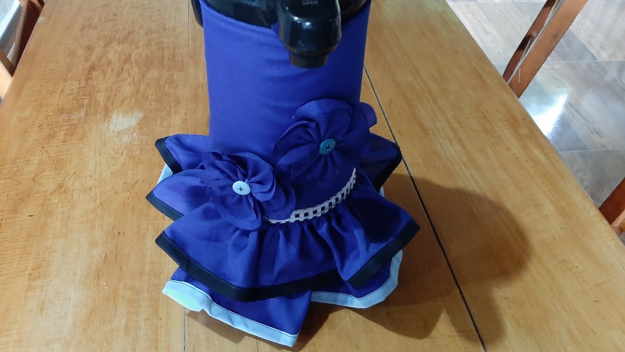 Capa de garrafa térmica. passo a passo.