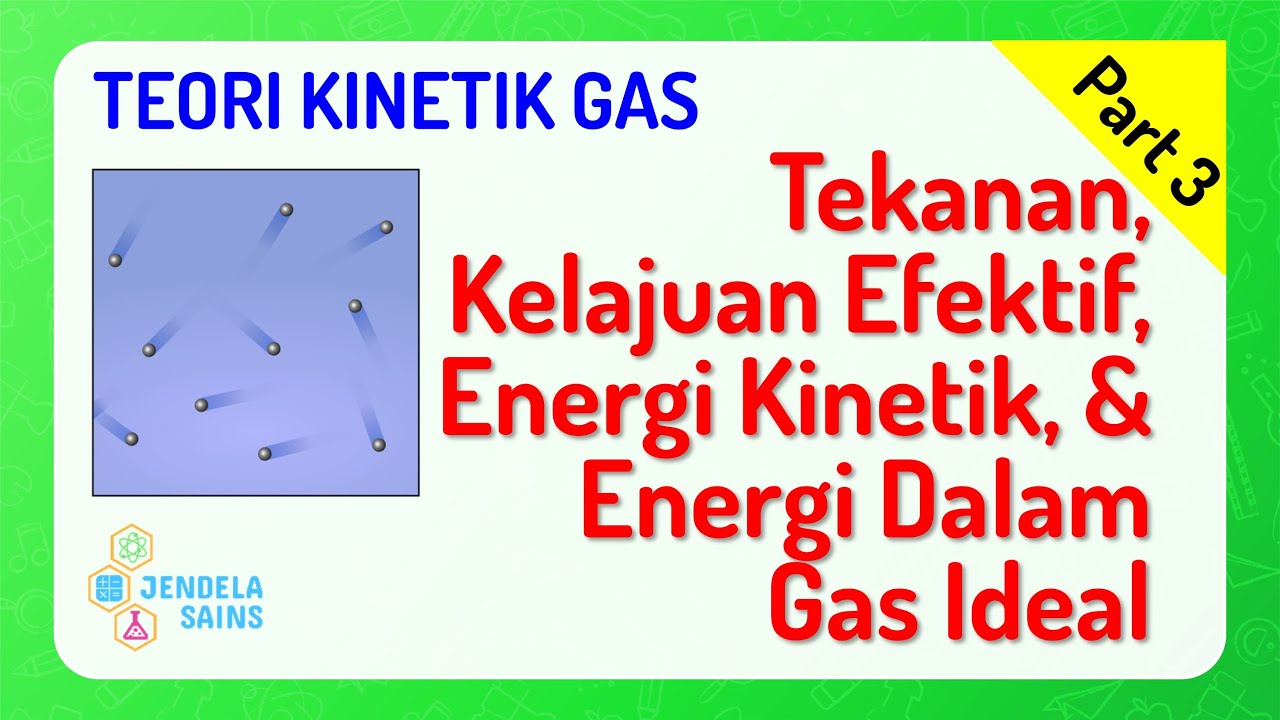 Teori Kinetik Gas • Part 3: Tekanan, Kelajuan, Energi Kinetik, dan Energi Dalam Gas Ideal