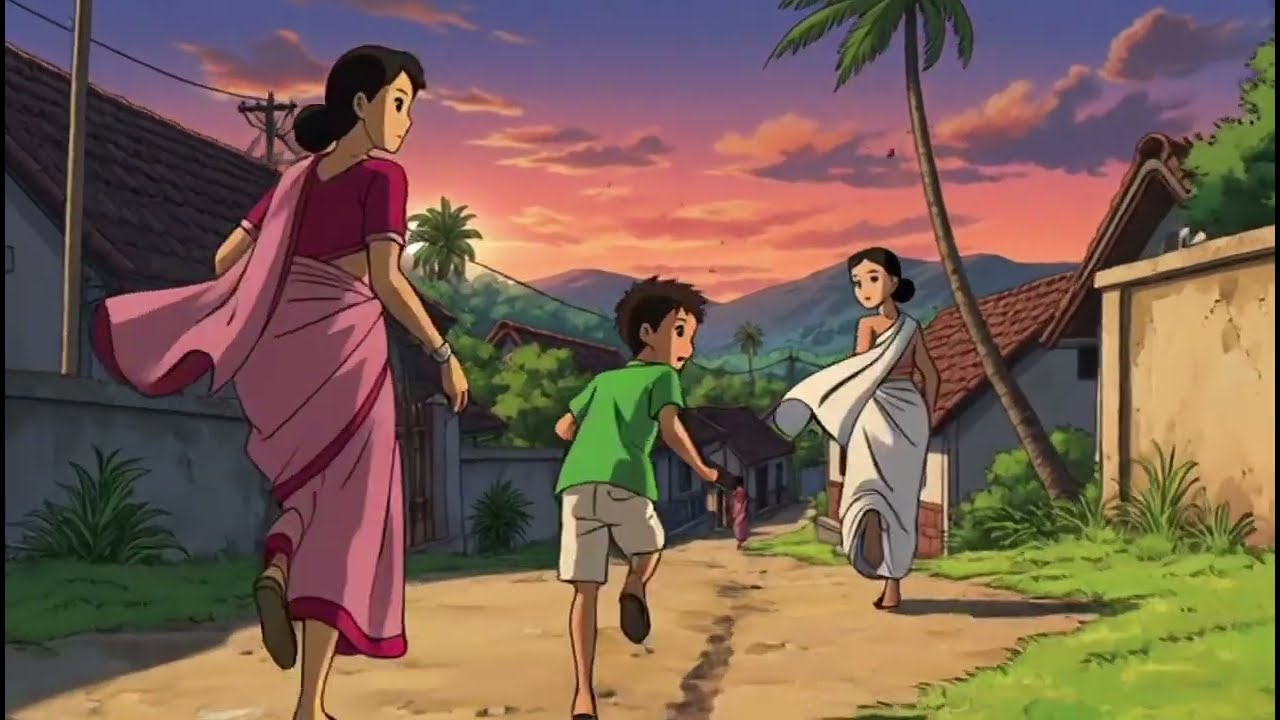 Gaon Ke Din, Papa Ke Saath / Ghibli Style video 