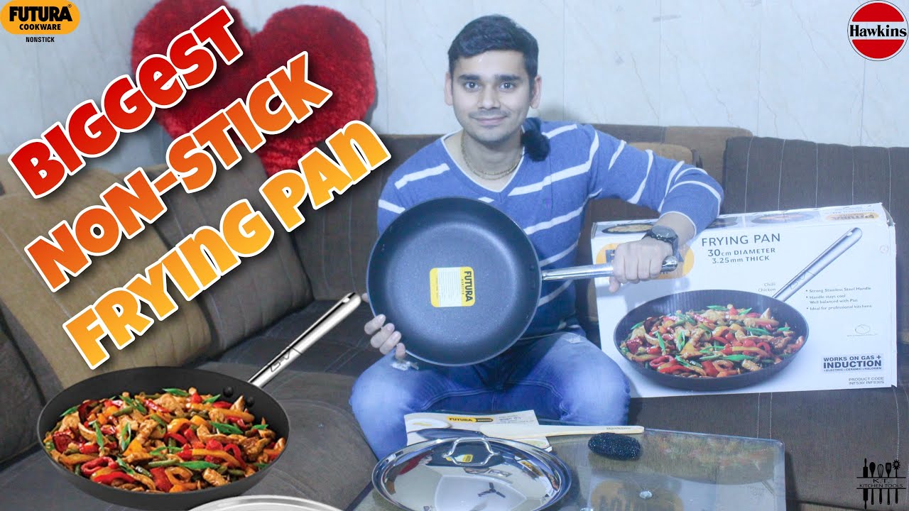 Hawkins का सबसे बड़ा Non-Stick फ्राइंग पैन जिसमे आप Pizza भी बना सकते हैं INFS30S