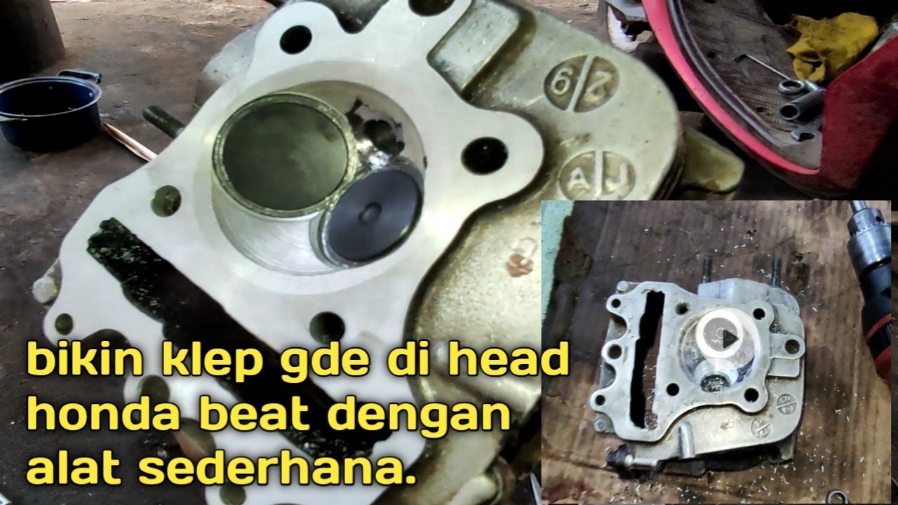 bikin klep gde di honda beat dengan alat sederhana