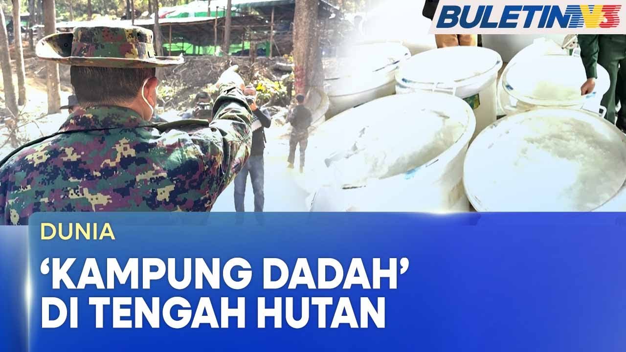 DUNIA | Junta Myanmar Bongkar Makmal Syabu ‘Gergasi’