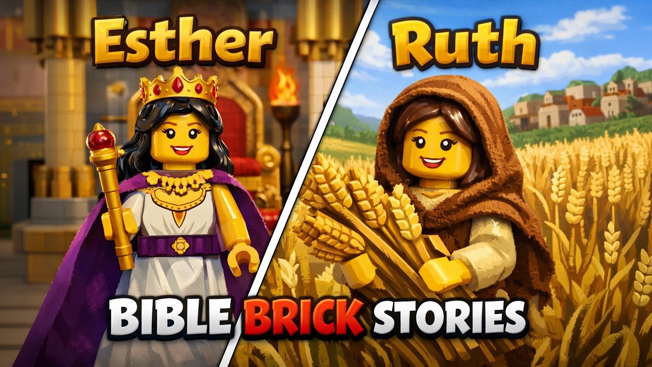 The LEGO Bible Stories of Esther and Ruth | Bible Brick Stories