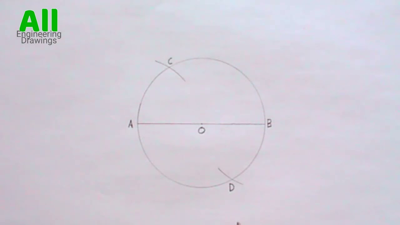 HOW TO CONSTRUCT A RECTANGLE GIVEN THE LENGTH OF THE DIAGONAL AND ONE SIDE || Technical drawing