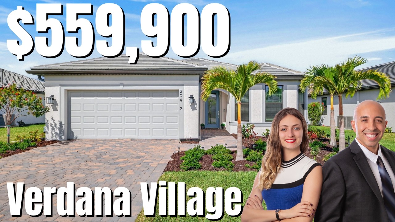 20412 Napa Loop Now Available! ONLY $559,900 Verdana Village Estero