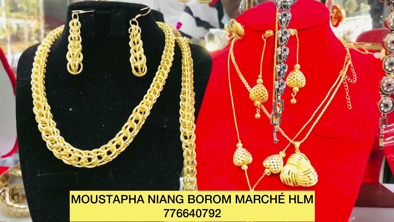 Moustapha Niang depuis marché Hlm vente tous genres de bijoux Montres et plaqué Garantis