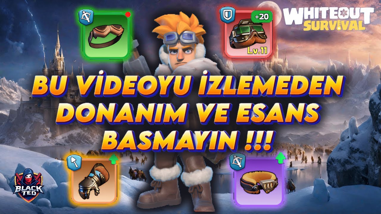 ESANS TAŞI VE KAHRAMAN DONANIMI YÜKSELTME - WHİTEOUT SURVİVAL