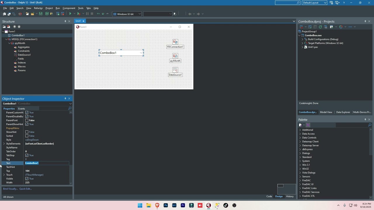 How to Populate ComboBox from MS SQL