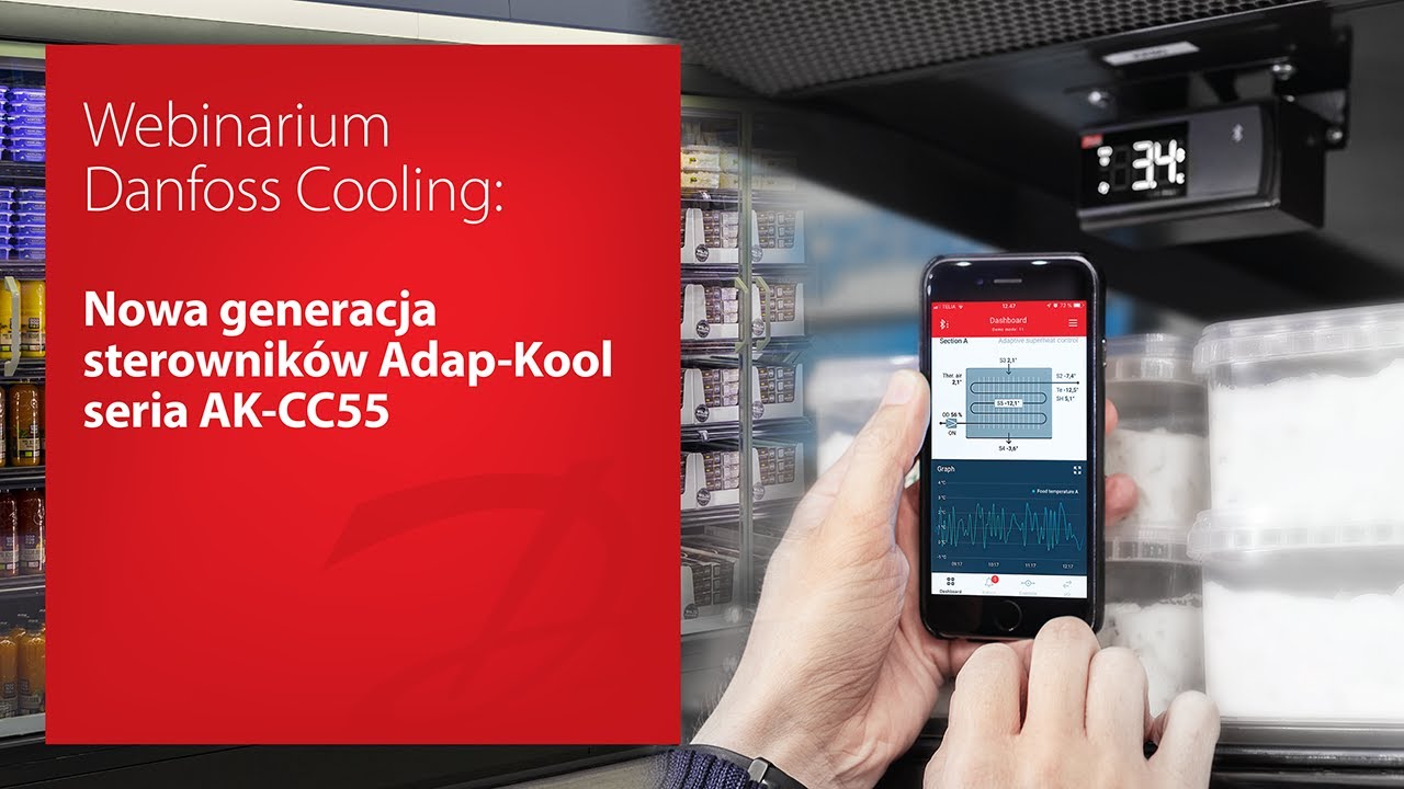 Nowa generacja sterowników Adap-Kool seria AK-CC55