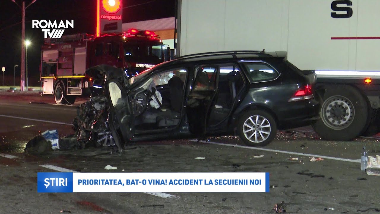 Prioritatea, bat-o vina! Accident la Secuienii Noi