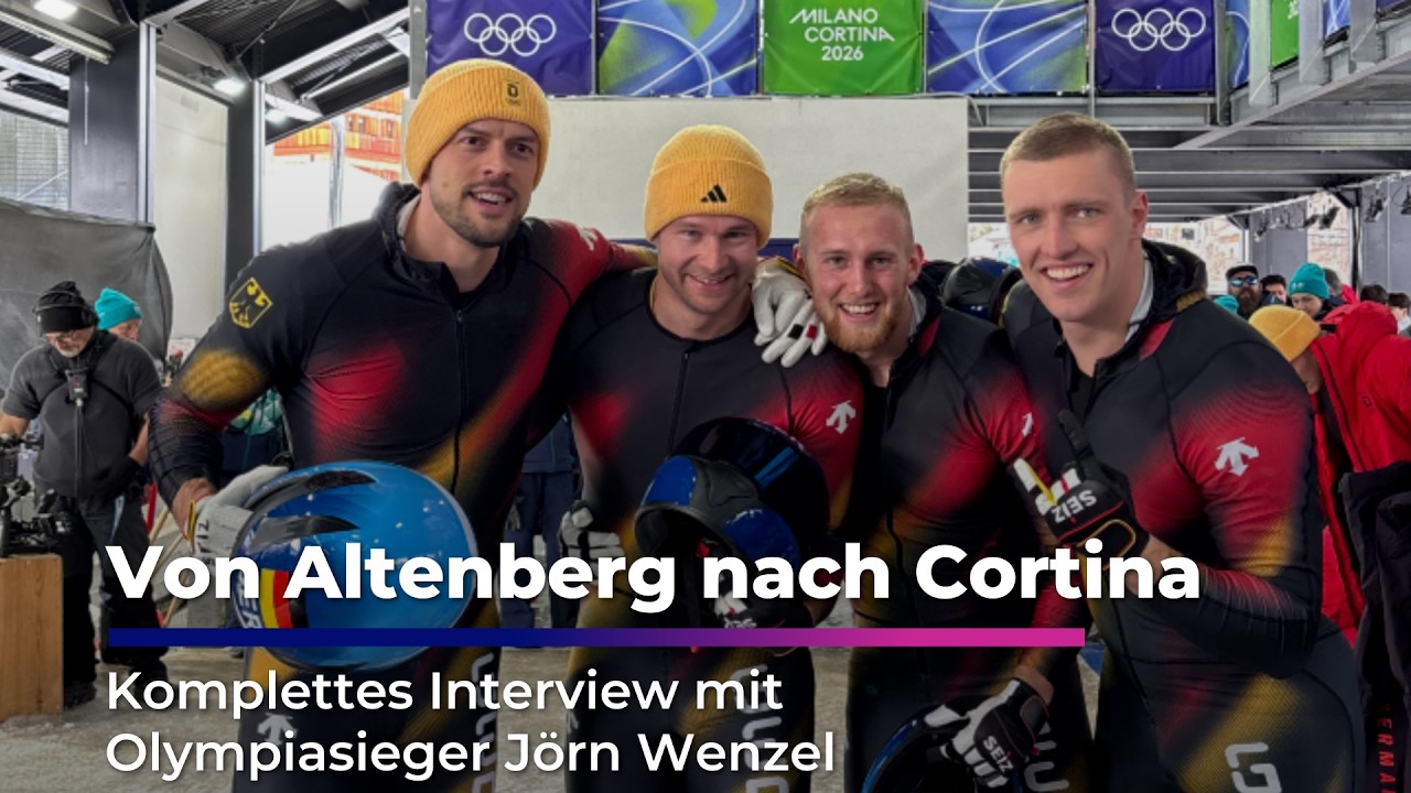 Olympiasieger Jörn Wenzel im Interview: Gold, Cortina und Francesco Friedrich I Sachsen Fernsehen