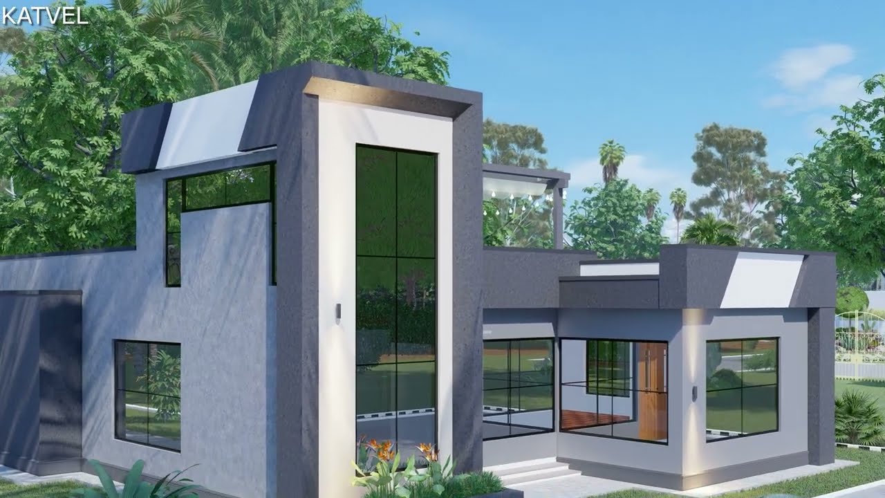 BEAUTIFUL HOUSE DESIGN WITH OUTSTANDING INTERIOR | 4 BEDROOM | SIMPLE HOUSE DESIGN | FLAT ROOF