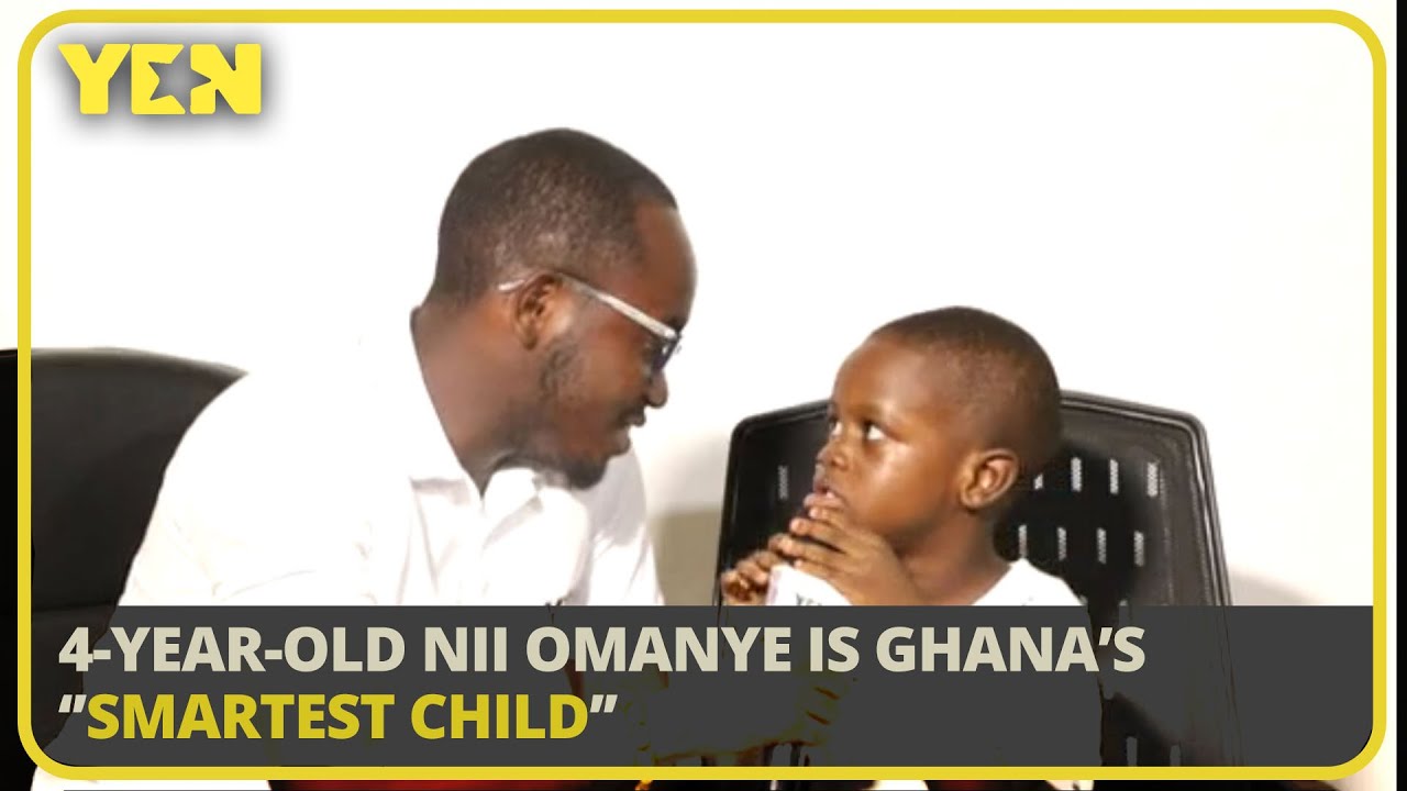 This is what makes 4-year-old Nii Omanye aka Kwame Nkrumah the smartest child in Ghana| #Yencomgh