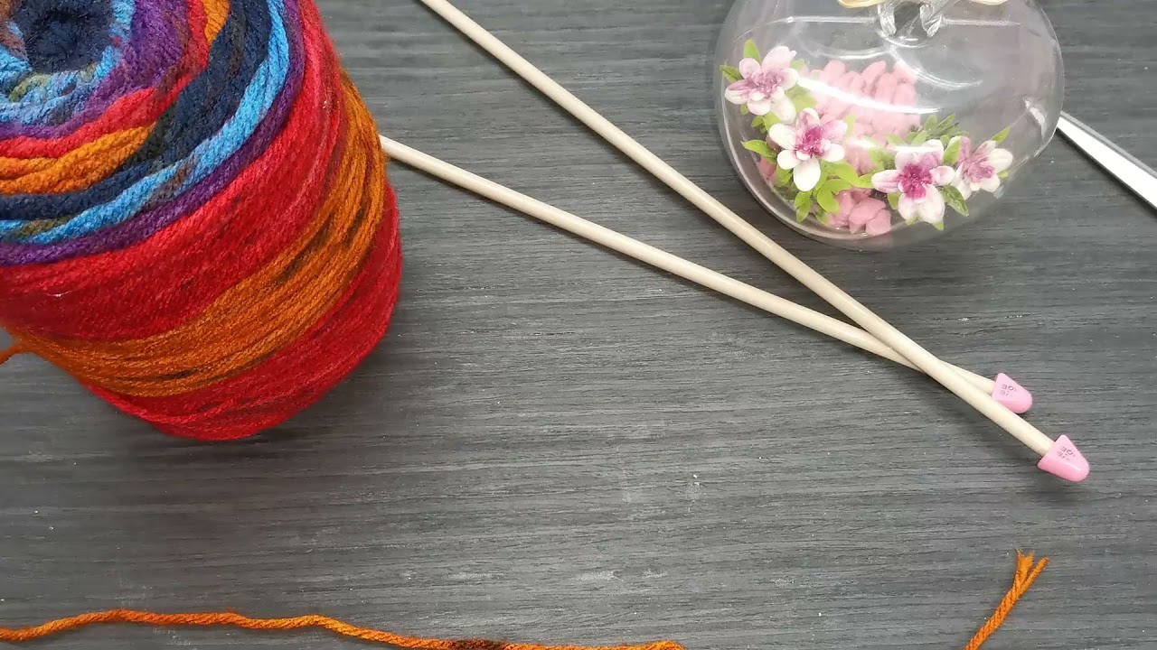 دروس تعليم التريكو للمبتدئين ( الغرزه المقلوبه )