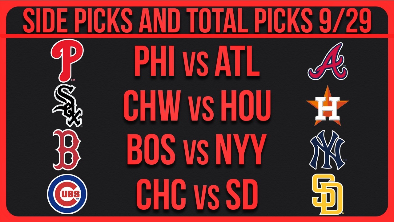 MLB Picks Today Tuesday 9/29/26 MLB Picks & Predictions Today