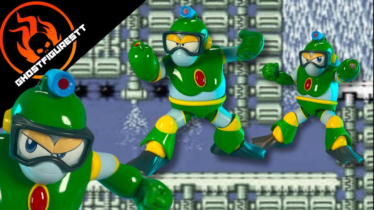 Jada Toys Bubble Man | Mega Man Wave 3 | Обзор фигурки