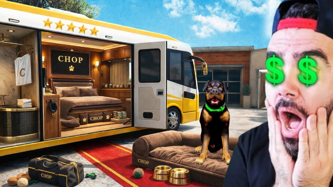 FRANKLIN CHOPUN EVINI LÜKS OTOBÜS YAPTI - GTA 5 MODS