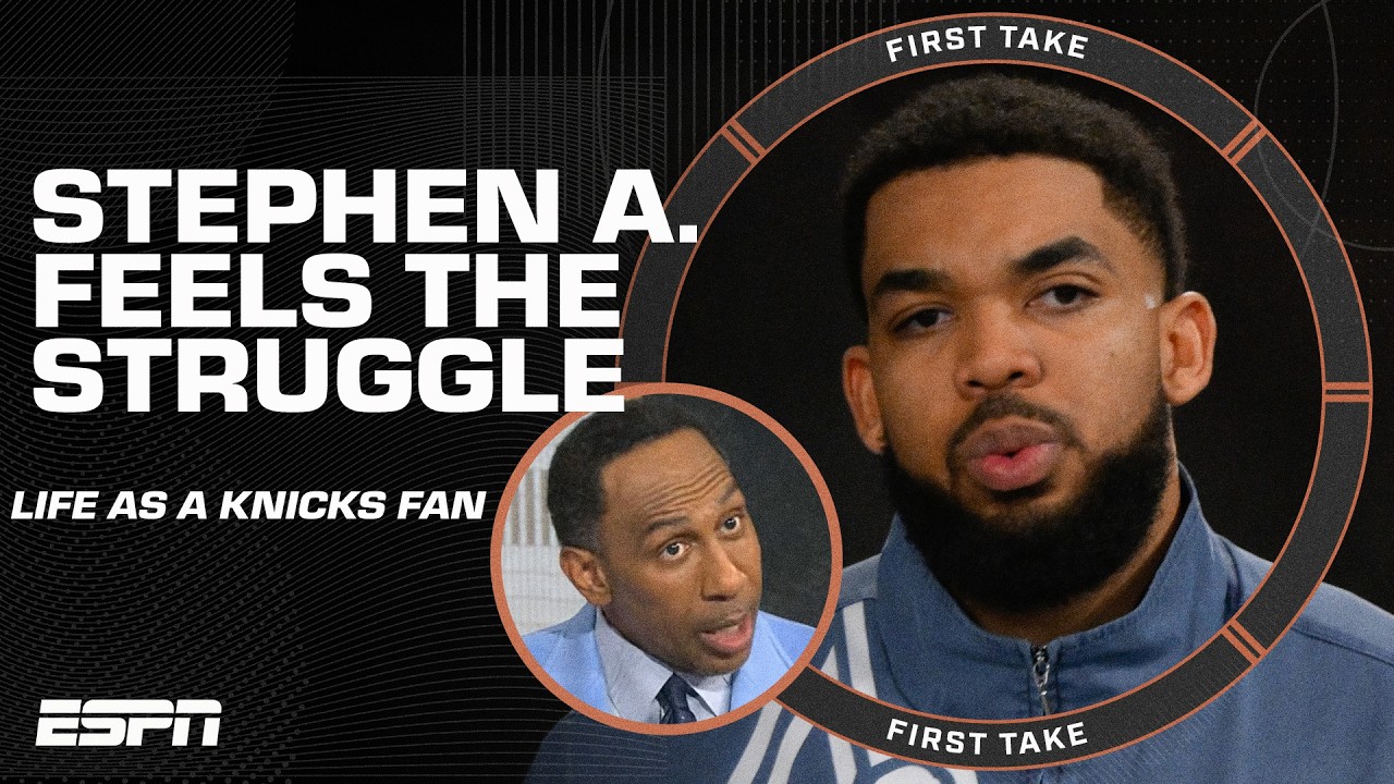 Stephen A. FEELS THE STRUGGLE as a Knicks fan 😩 | First Take