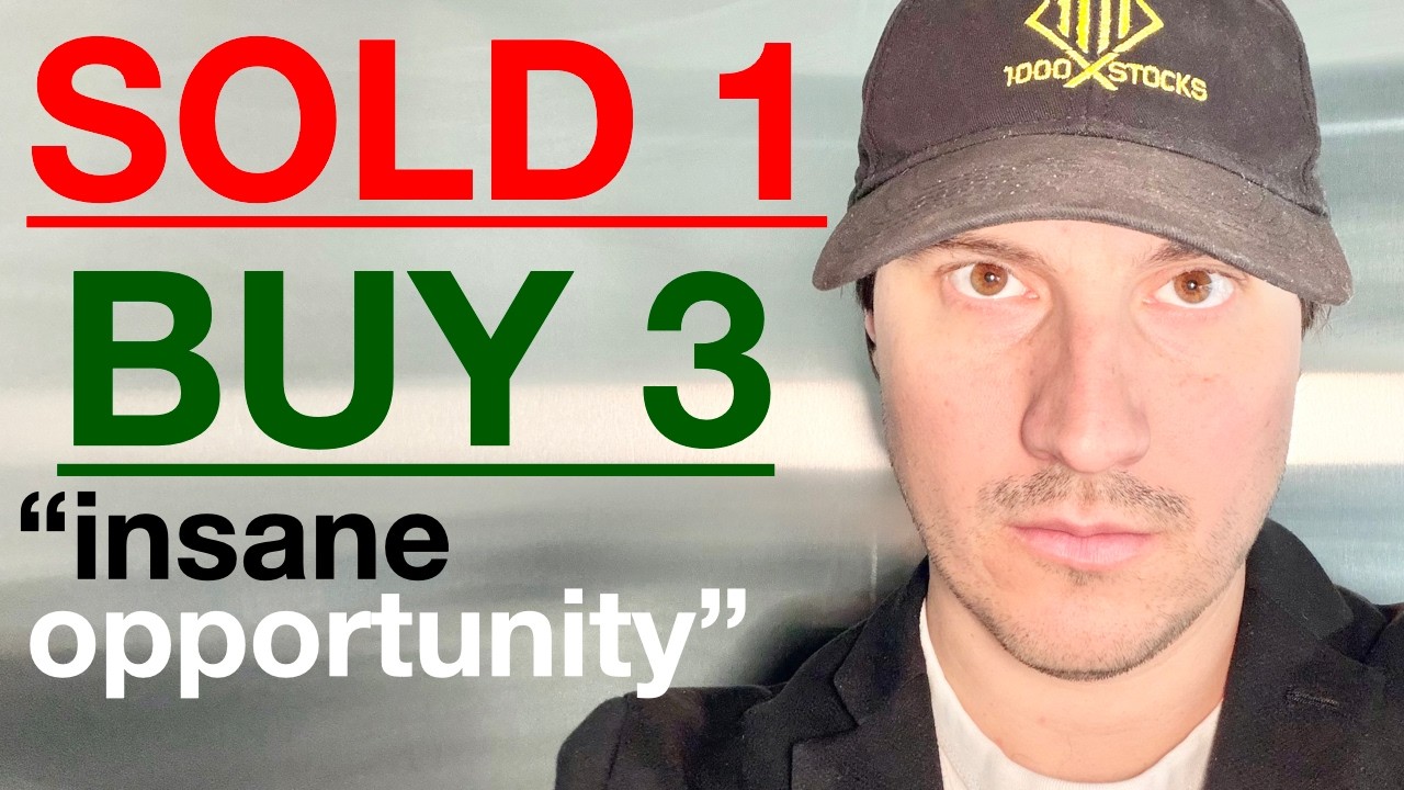 I Just SOLD 1 Stock & Bought 3 Stocks‼️👍🏼