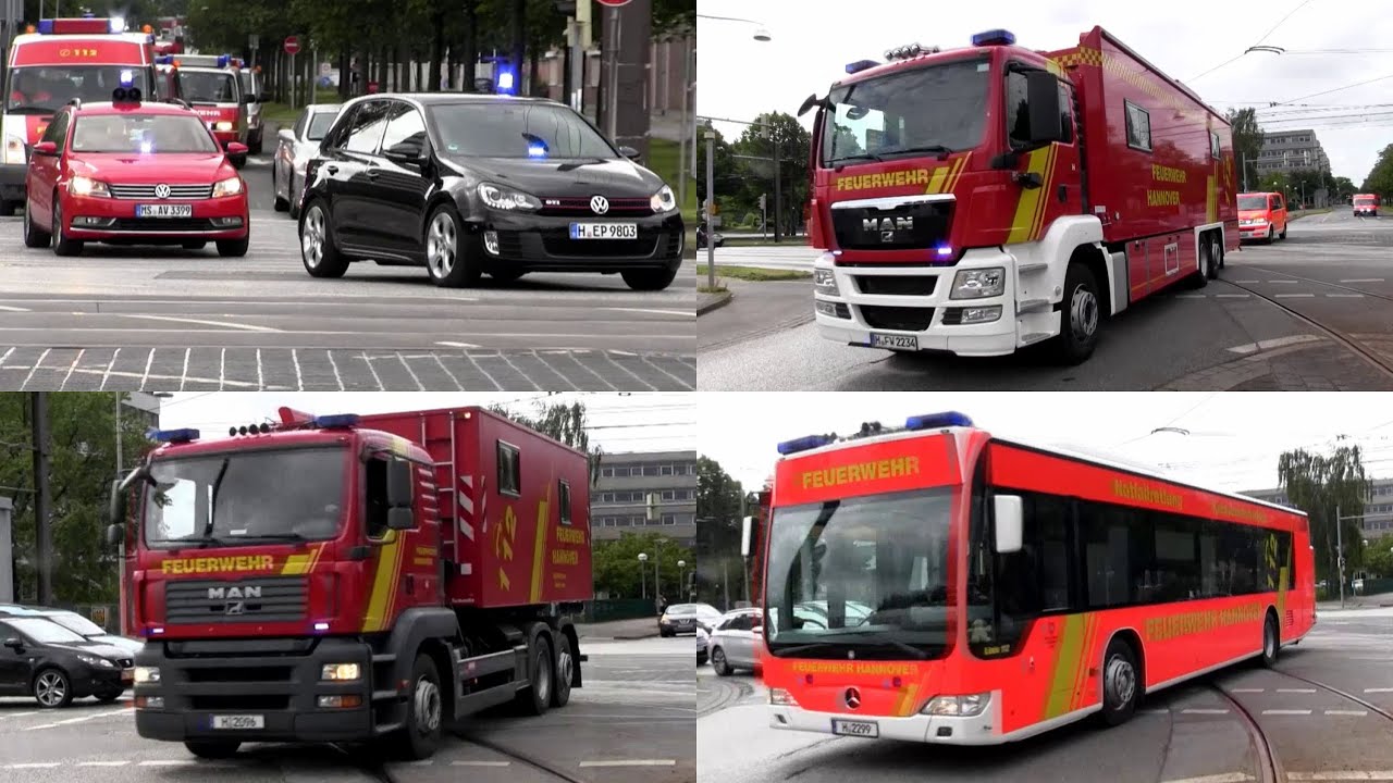 MANV-Übung Hannover: Großalarm nach Zugunfall mit 50 Verletzten