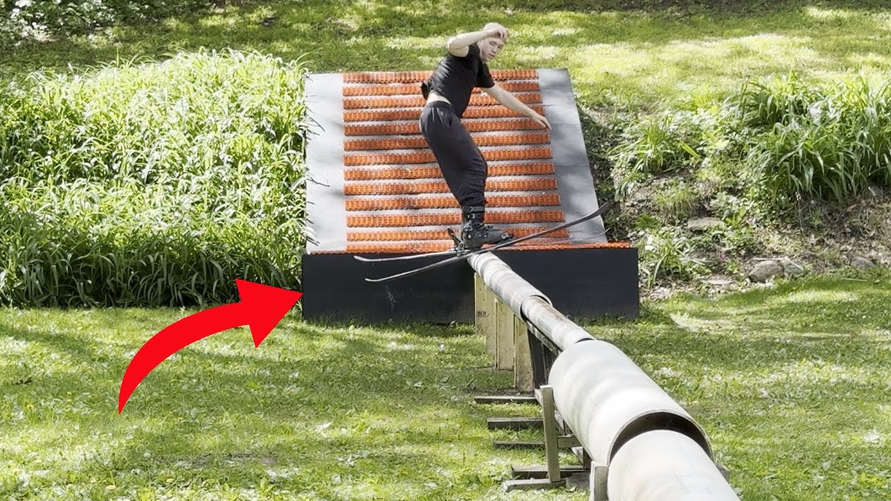 I Built the Longest Backyard Ski Rail Ever