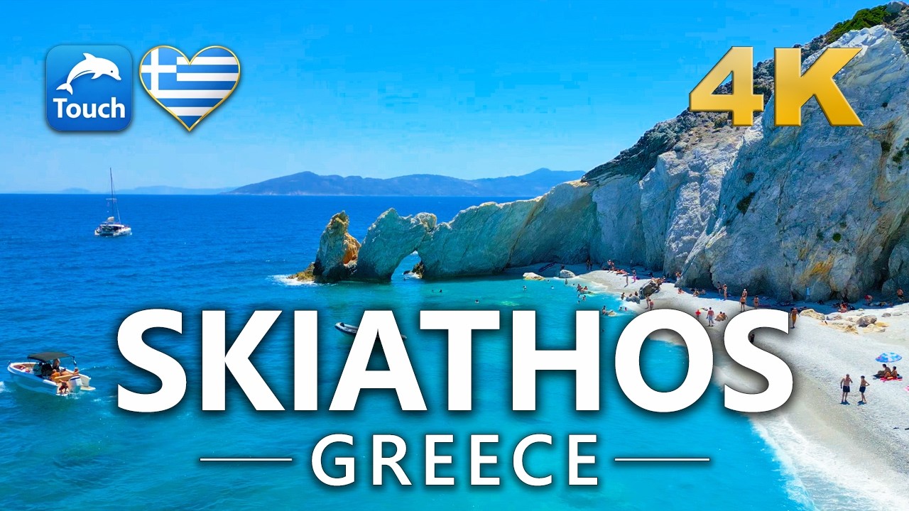 SKIATHOS, Greece 4K ► Golden Beaches of Sporades | Travel Video Guide