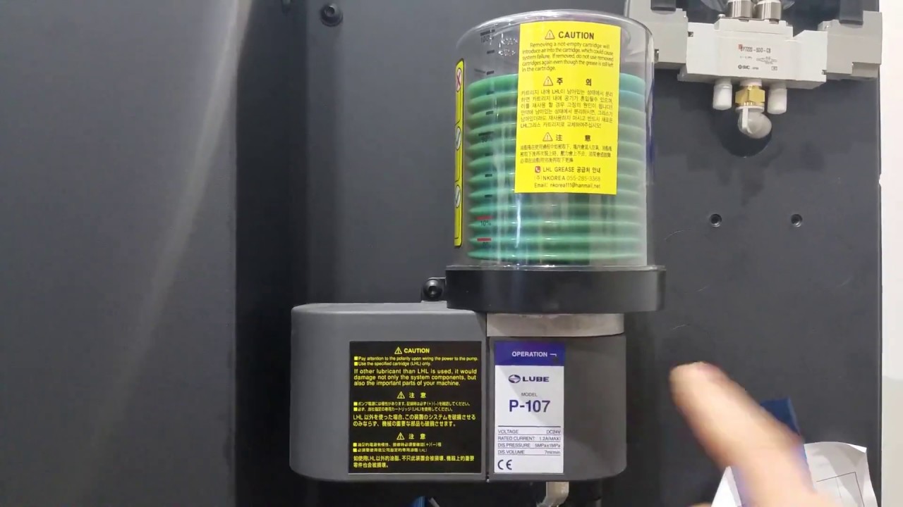 How to run Grease Lube by manually (command M32)