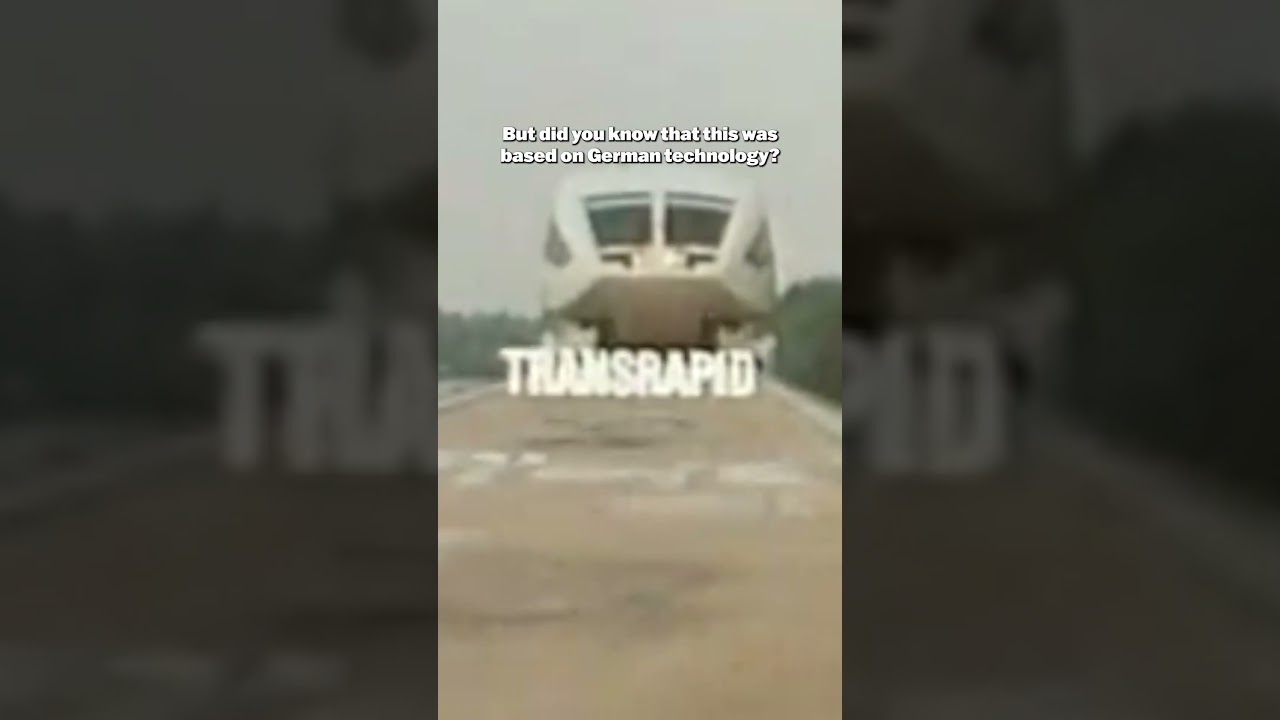 Germany created an awesome maglev and now it's gone! #transrapid #trains #germany #maglev #hsr #zug