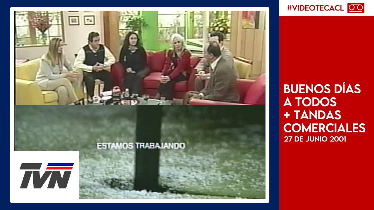 Buenos Días a Todos [Semicompleto] + Tandas Comerciales TVN (27 de Junio de 2001)